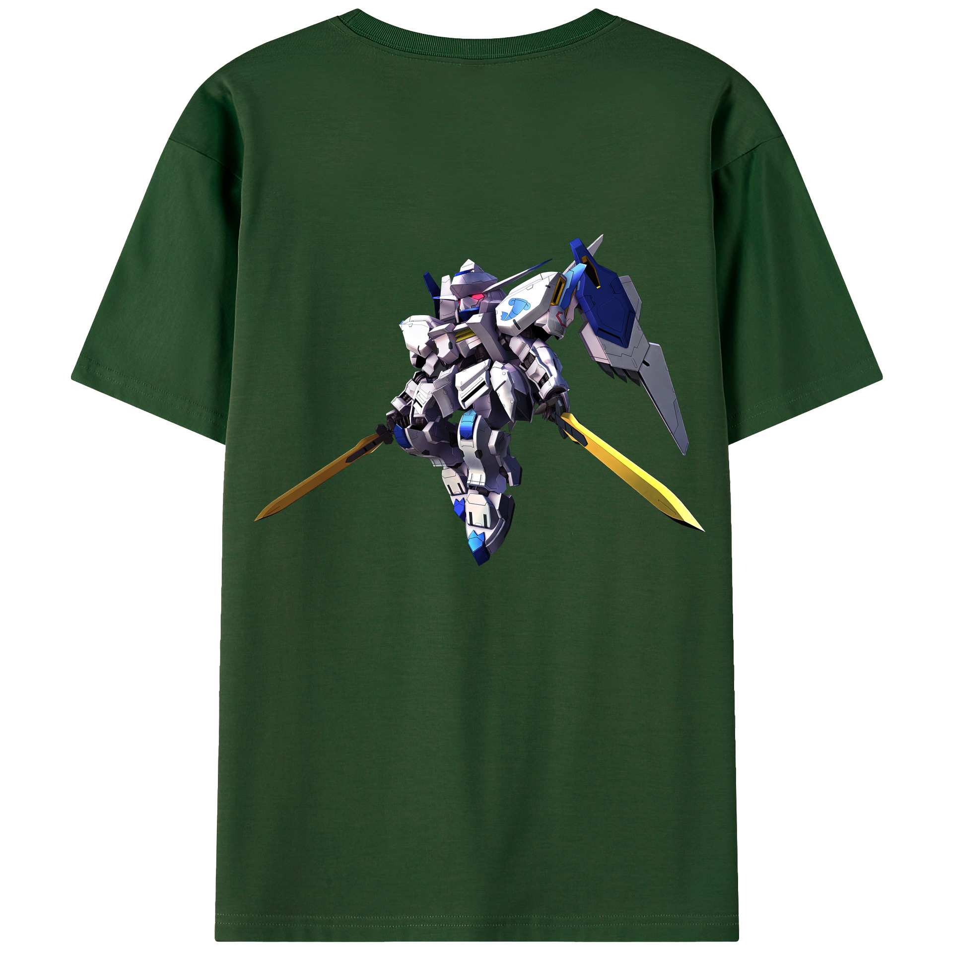 （画像用） 機動戦士ガンダム Mobile Suit Gundam 綿100％半袖Tシャツ（背面プリント）
